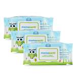Organic Bamboo Based Baby Wipes - Pack of 3